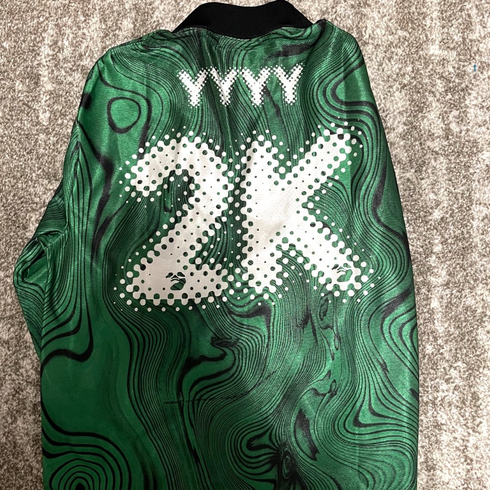 Off-White Green Graphic Sweatshirt